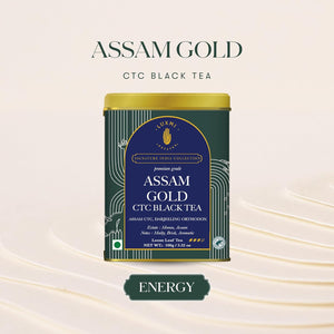 Assam Gold Chai | 100 gm | Luxmi Signature Tea | Assam CTC, Darjeeling Orthodox