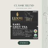 Earl Grey Tea | 50 Tea Bags | Organic Black Tea