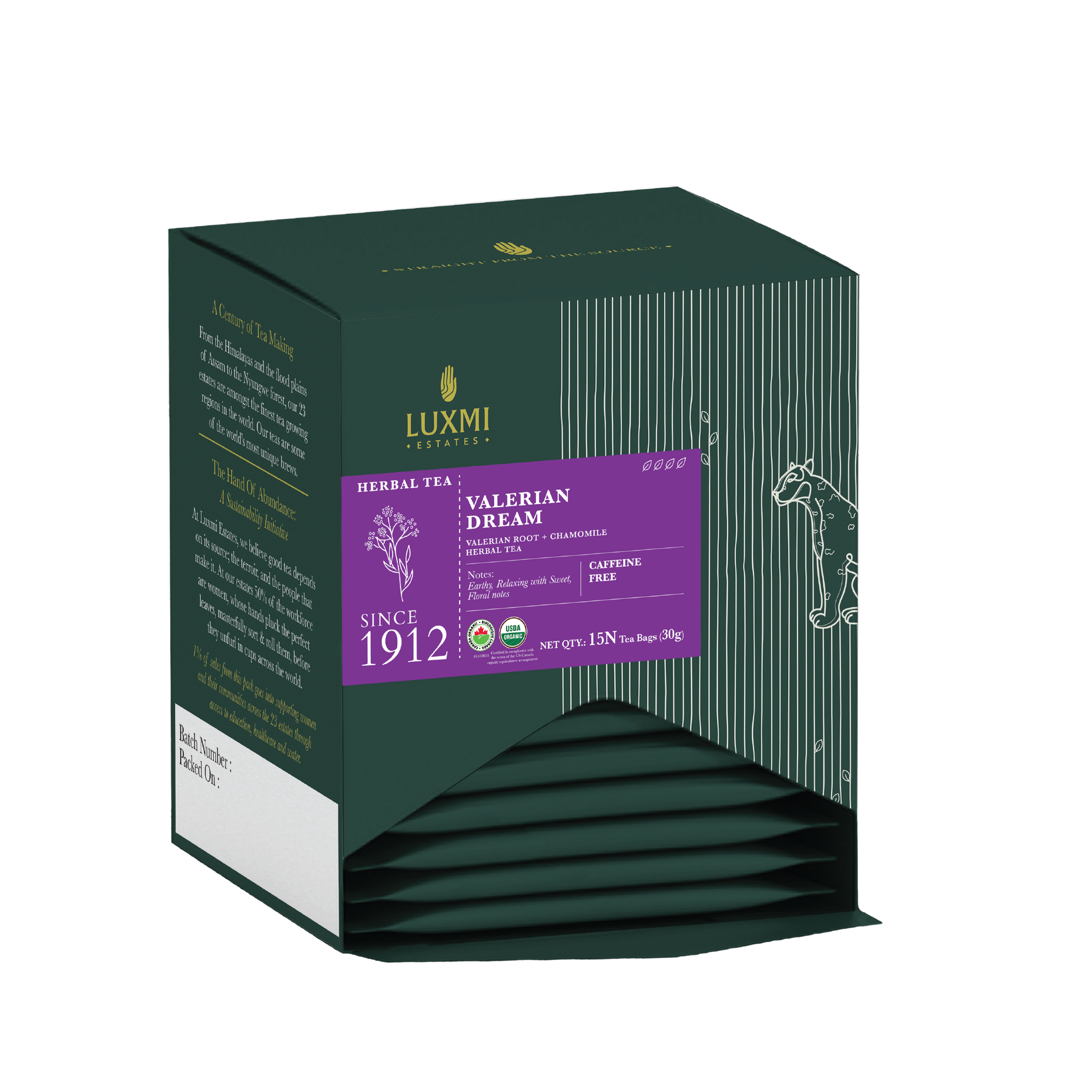 Valerian Dream | 15 Tea Bags | Organic Herbal Tea