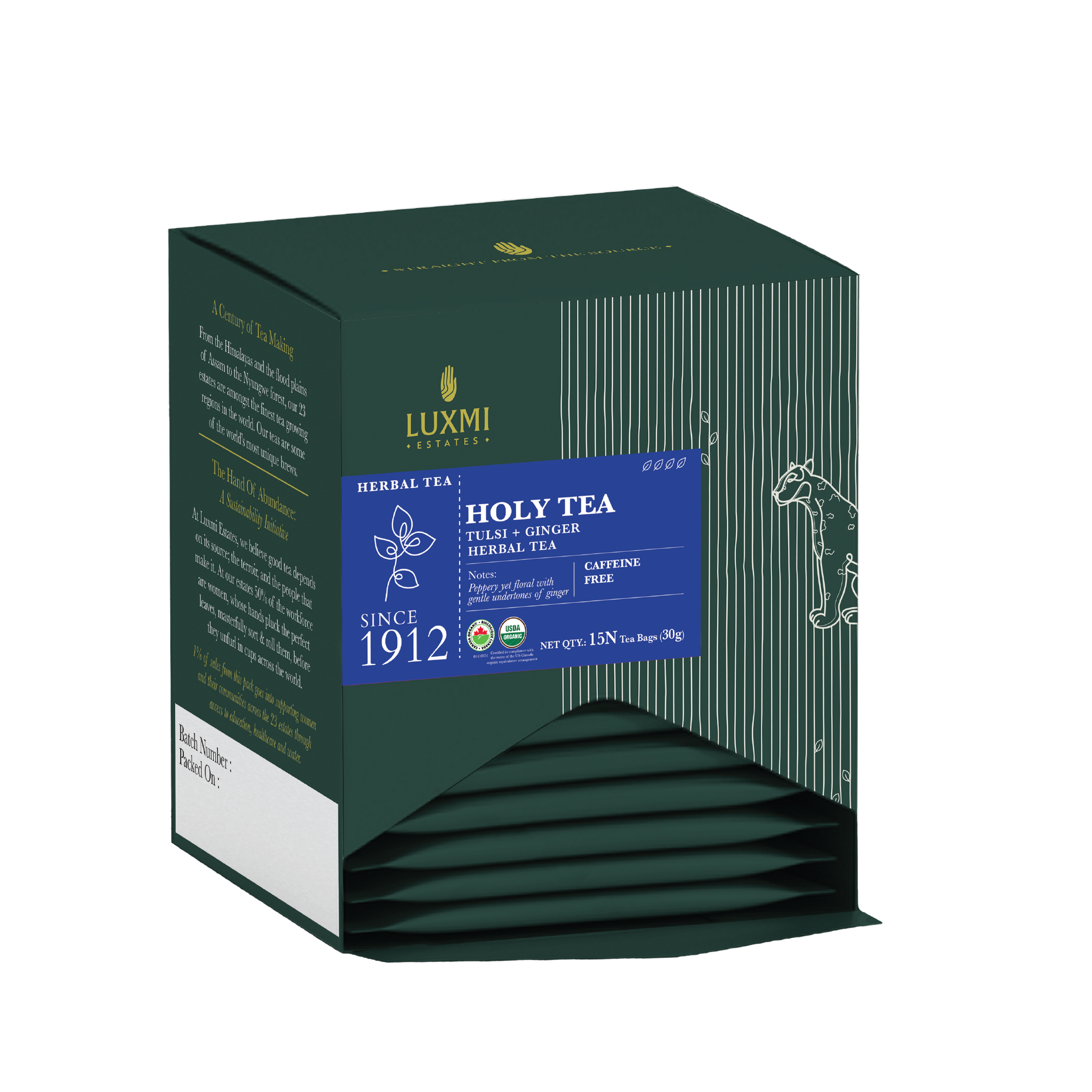 Tulsi Tea | 15 Tea Bags | Organic Herbal Tea