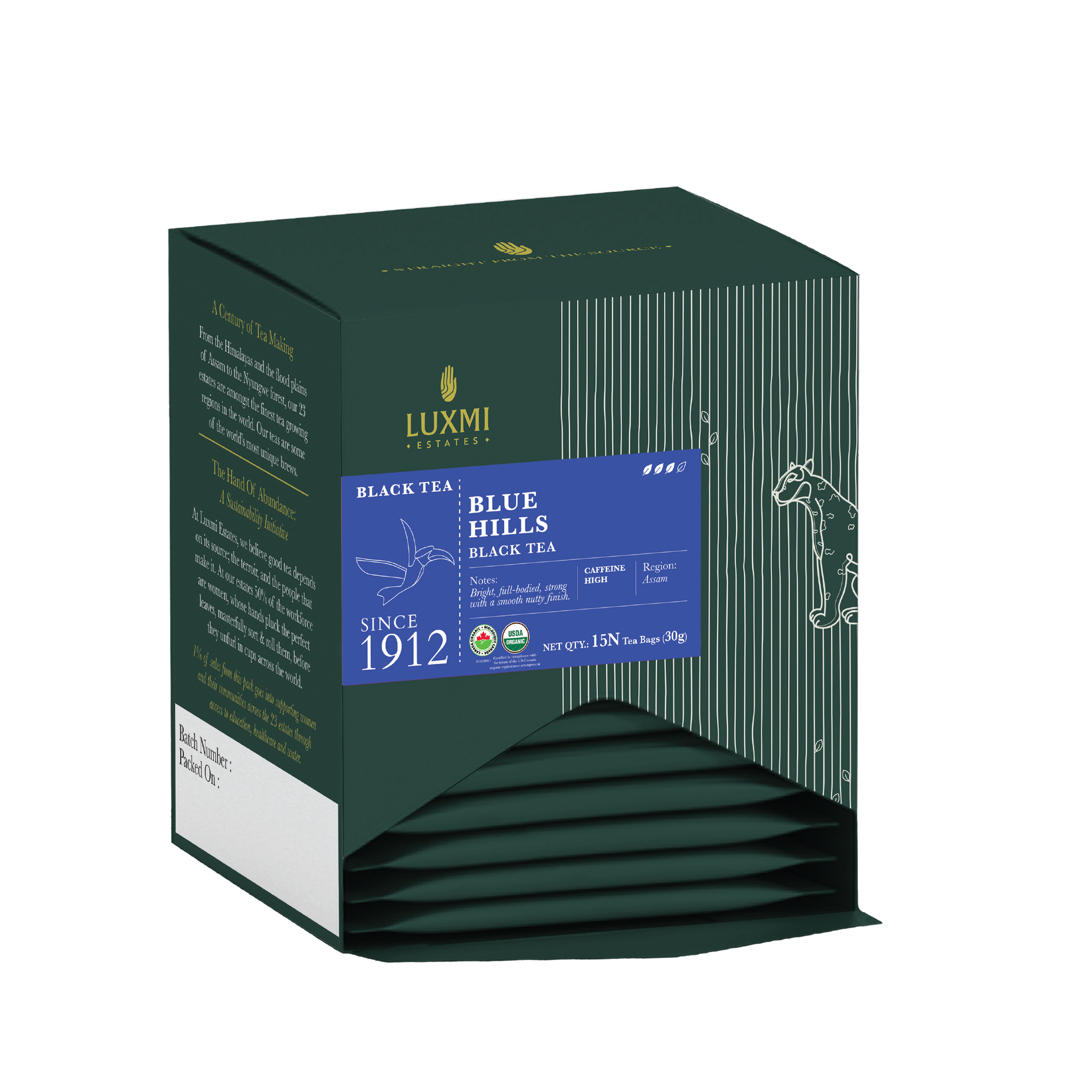 Blue Hills, 15 Tea Bags | Jodhpur Black CTC Tea Blend