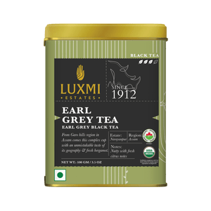 Earl Grey | 100gm | Organic Black Tea - Luxmi Estates